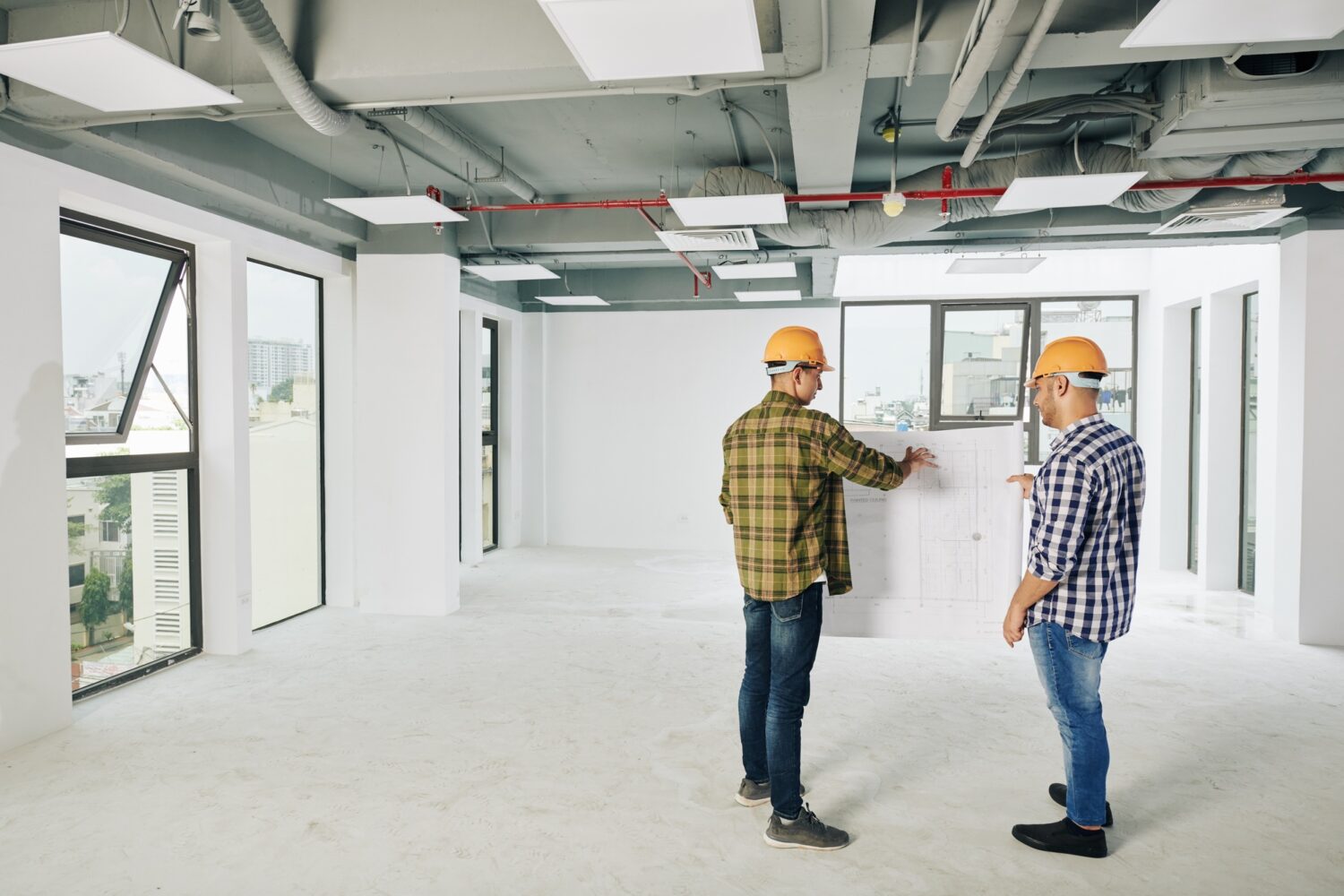 Engineers planning works